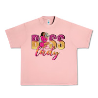Salmon boss lady afro woman Urban Heavy Tee - NancyCooperArtShop