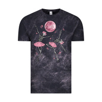 Cloud Black skeleton ballerina Vintage Tee - MaliasSmallBusiness
