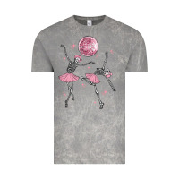 Cloud Rock skeleton ballerina Vintage Tee - MaliasSmallBusiness