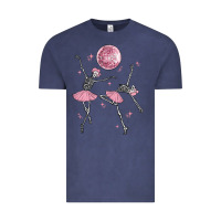 Vintage Denim skeleton ballerina Vintage Tee - MaliasSmallBusiness