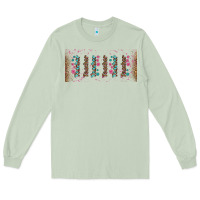 Teacher Gemstone And Pink Flower Libbey Glass Long Sleeve Tee | Teevron