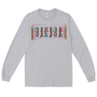 Moon Dust teacher gemstone and pink flower libbey glass Long Sleeve Tee - BundleAndBundleShop