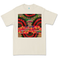 Bone spanish hand fan seamless pattern Premium Tee - BundleAndBundleShop
