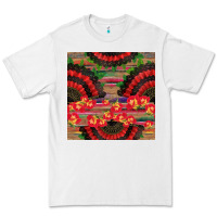 White spanish hand fan seamless pattern Premium Tee - BundleAndBundleShop