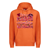 Carrot Love kisses Valentine wishes Valentine's Day Premium Hoodie - HowdyJamesFarm