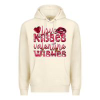Sandshell Love kisses Valentine wishes Valentine's Day Premium Hoodie - HowdyJamesFarm