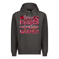 Smoke Love kisses Valentine wishes Valentine's Day Premium Hoodie - HowdyJamesFarm