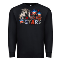 Black Oh my stars horse 4th of july Premium Sweatshirt - CowGirlArtShop