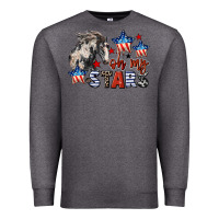 Charcoal Heather Oh my stars horse 4th of july Premium Sweatshirt - CowGirlArtShop
