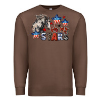 Chestnut Oh my stars horse 4th of july Premium Sweatshirt - CowGirlArtShop