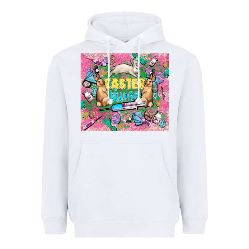 Easter Nurse Easter Day Tumbler Heavyweight Hoodie by HowdyJamesFarm | Teevron