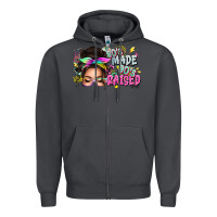 Smoke 80s made 90s raised messy bun Zipper Hoodie - texasbilliewilder