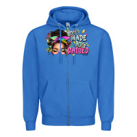 True Royal 80s made 90s raised messy bun Zipper Hoodie - texasbilliewilder