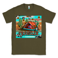 Army Green traveler tumbler Classic Tee - JahusDesignShop