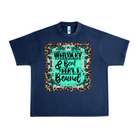 Navy whiskey bent hell bound Urban Heavy Tee - AdoDesignShop