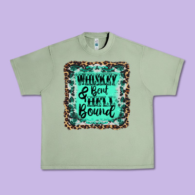 Whiskey Bent Hell Bound Urban Heavy Tee Designed By Adodesignshop
