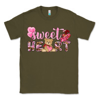 Army Green sweetheart with bear Classic Tee - NancyCooperArtShop