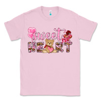 Bubblegum Pink sweetheart with bear Classic Tee - NancyCooperArtShop