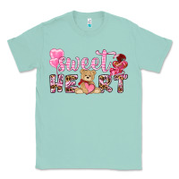 Seafoam sweetheart with bear Classic Tee - NancyCooperArtShop