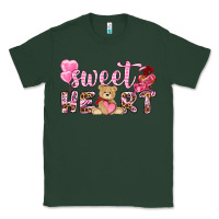 Sports Green sweetheart with bear Classic Tee - NancyCooperArtShop