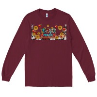 Burgundy teacher mode libbey glass Long Sleeve Tee - BundleAndBundleShop