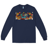 Navy teacher mode libbey glass Long Sleeve Tee - BundleAndBundleShop