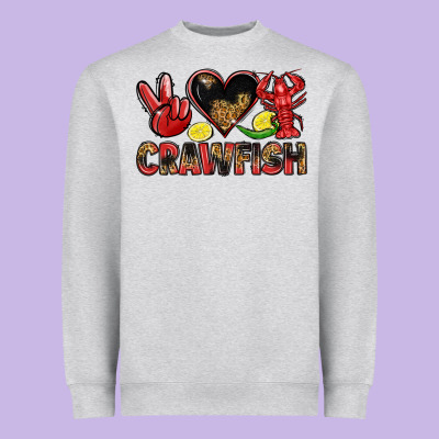 Crawfish Heavyweight Sweatshirt Designed By Lillyallendesigns