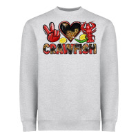 Heather Grey crawfish Heavyweight Sweatshirt - LillyAllenDesigns