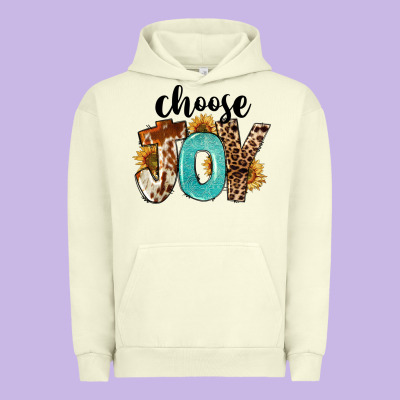 Choose Joy Urban Hoodie Designed By Fadigitalartstudio