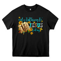 Black only talking to jesus today Heavy Core Tee - AdoDesignShop
