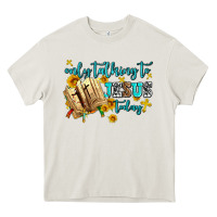 Cream only talking to jesus today Heavy Core Tee - AdoDesignShop