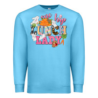 Ocean Blue One hip Lunch Lady Easter Day Premium Sweatshirt - CowGirlArtShop
