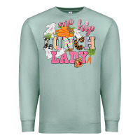 Seafoam One hip Lunch Lady Easter Day Premium Sweatshirt - CowGirlArtShop