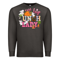 Smoke One hip Lunch Lady Easter Day Premium Sweatshirt - CowGirlArtShop