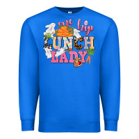 True Royal One hip Lunch Lady Easter Day Premium Sweatshirt - CowGirlArtShop