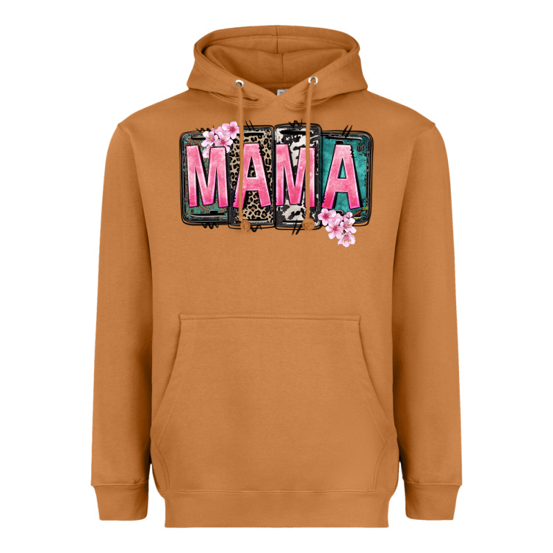 Mama Vibes Mother's Day Heavyweight Hoodie by CowGirlArtShop | Teevron