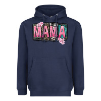 Navy Mama vibes Mother's Day Heavyweight Hoodie - CowGirlArtShop