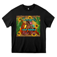 Black cowgirls just wanna have fun Heavy Core Tee - Artiststas