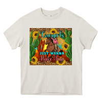 Cream cowgirls just wanna have fun Heavy Core Tee - Artiststas