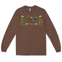 Chestnut teacher vibes libbey glass Long Sleeve Tee - BundleAndBundleShop