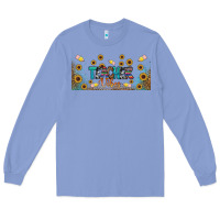 Colony Blue teacher vibes libbey glass Long Sleeve Tee - BundleAndBundleShop