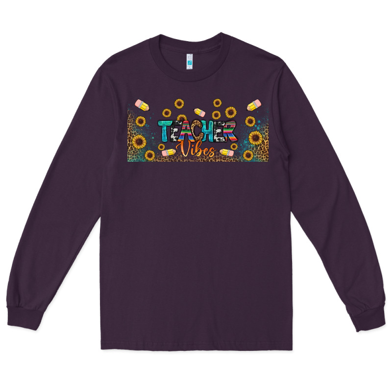 Teacher Vibes Libbey Glass Long Sleeve Tee by BundleAndBundleShop | Teevron