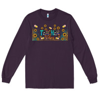 Plum teacher vibes libbey glass Long Sleeve Tee - BundleAndBundleShop