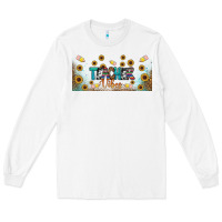 White teacher vibes libbey glass Long Sleeve Tee - BundleAndBundleShop