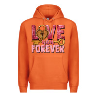 Carrot Love you forever Valentine's Day Premium Hoodie - HowdyJamesFarm