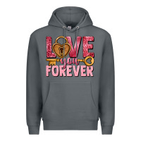 Rock Love you forever Valentine's Day Premium Hoodie - HowdyJamesFarm