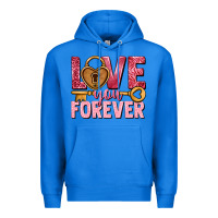 True Royal Love you forever Valentine's Day Premium Hoodie - HowdyJamesFarm