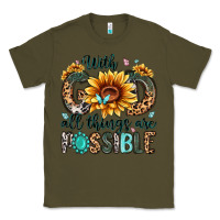 Army Green with god all things are possible malias Classic Tee - MaliasSmallBusiness