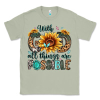 Matcha with god all things are possible malias Classic Tee - MaliasSmallBusiness