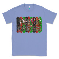 Colony Blue Merry Christmas Classic Tee - CowhideDigitalArt